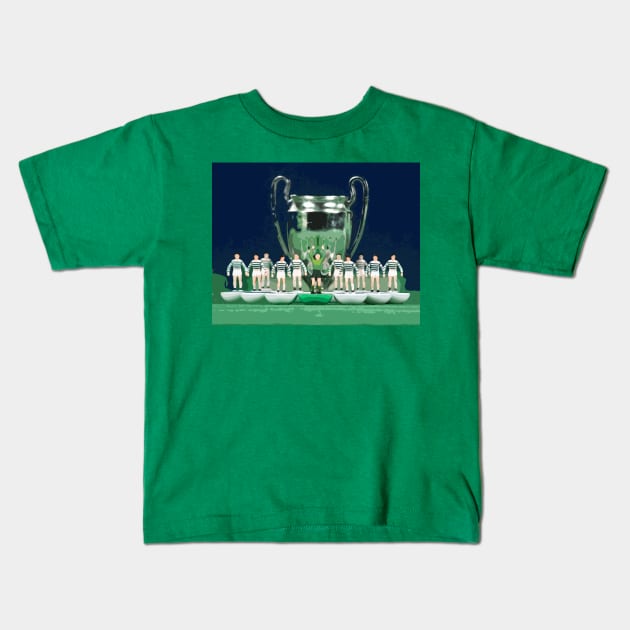 Lisbon Lions Subbuteo Celtic 67 Kids T-Shirt by vancey73
